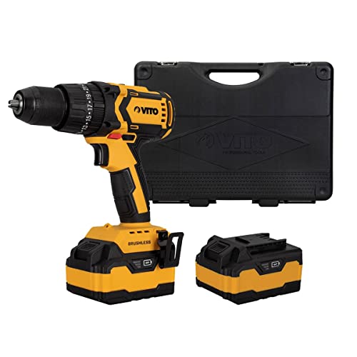 Brushless Cordless Percussion Combi Drill 20V Li 2 Bat-4.0Ah