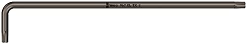 Wera 967 Xl Torx® Blacklaser Long L-Key, Tx 9 X 101 Mm, 05024462001