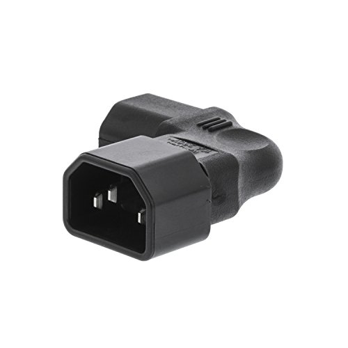Spina Di Alimentazione Femmina/Maschio Pvc Pvc Cloruro (Nero)