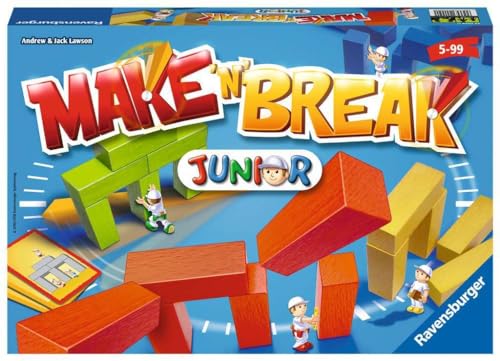 Ravensburger 22009 Make' N' Break Junior, Gioco Da Tavolo, Versione Italiana, 2-5 Giocatori Età Raccomandata 5+
