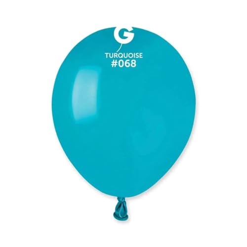 Gemar Palloncini In Lattice 5' Colore Turchese Pastello Conf.100Pz