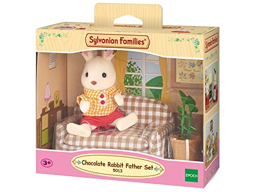Sylvanian Families - 5013 - Papà Coniglio Cioccolato E Divano
