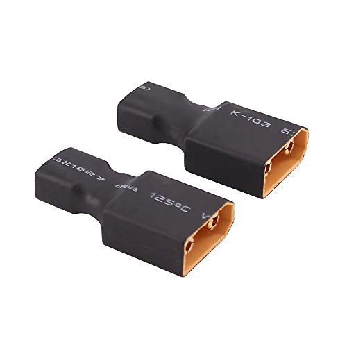 Olirc 2Pcs Maschio Xt90 Xt-90 A Femmina Deans T Plug Connettore Adattatore(C99-2)