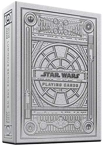 Btkviseqat Theory11 Star Wars Playing Cards Silver Edition – Light Side (White) (Star-Wars-White-T11)