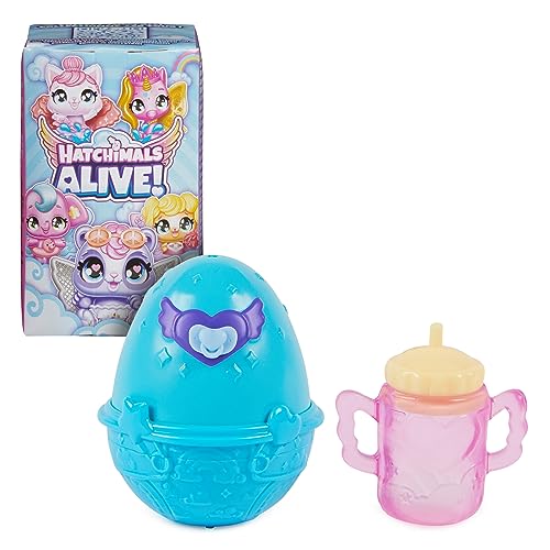 Hatchimals Alive, Confezione Singola Con Mini Personaggi In Uova Che Si Schiudono Con L'Acqua, Giocattoli Per Bambine E Bambini, 3+ Anni (I Modelli Po