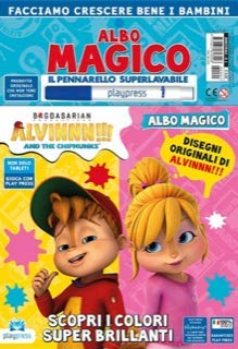 Playpress Penna Magica Albo Magico. Con Pennarello Svelacolori Alvinnn!!!