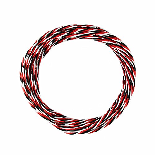 Oliyin 32 Piedi 26Awg 26# Twist Servo Cavo Di Prolunga Futaba Twisted Wire Lead Per Rc Airplane Accessories