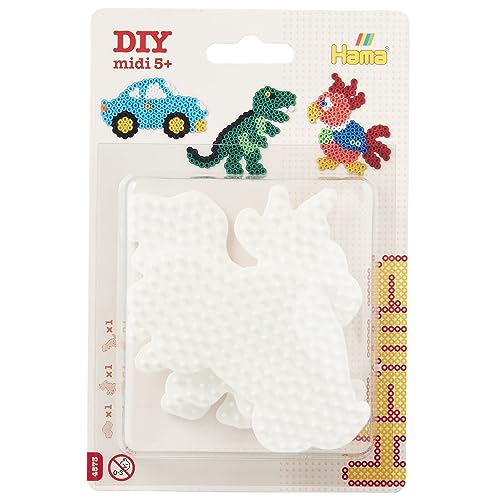 Hama 10.4573 Set Mosaico Per Auto, Pappagallo E Dinosauro, Misto, Taglia Unica