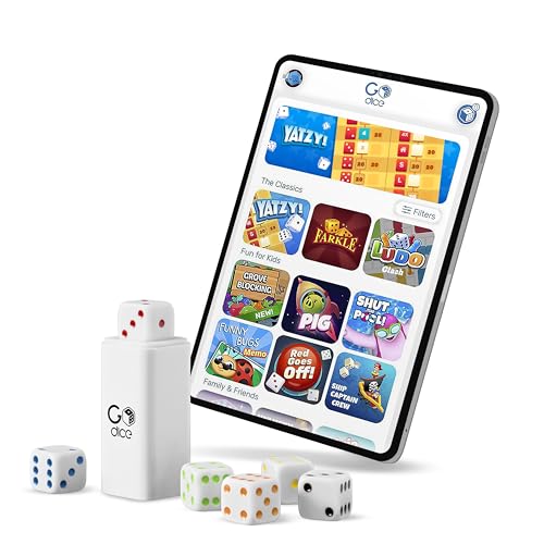 Godice Full Pack - 6 Dadi Intelligenti Connessi. Porta I Migliori Giochi Di Dadi Di Tutti I Tempi Al 21 ° Secolo. Giochi Educativi, Divertenti E Inn