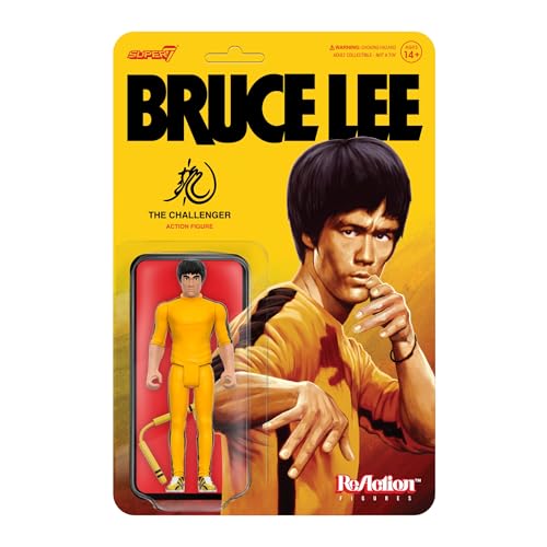 Super7 Bruce Lee The Challenger - Figura Di Reazione Da 9,5 Cm