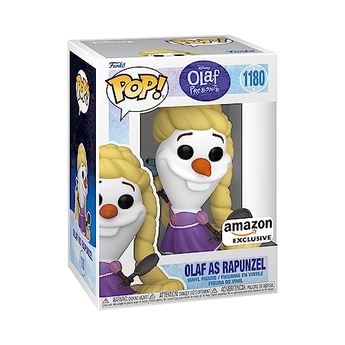 Funko Pop! Disney: Frozen - Olaf As Rapunzel- Esclusiva Amazon - Figura In Vinile Da Collezione - Idea Regalo - Merchandising Ufficiale - Giocattoli P