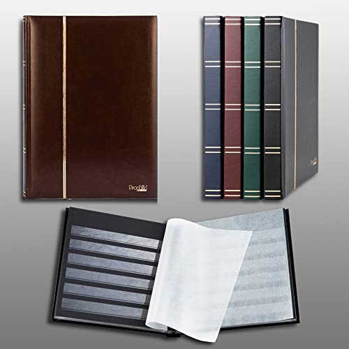 Prophila Classificatori 32 Pagina Pagine Nere, Marrone Colori