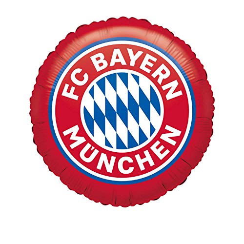 Amscan 4133501 – Palloncino In Alluminio Fc Bayern Monaco, Gonfiabile Con Elio, Decorazione Per Feste Di Compleanno O Festa Di Calcio, Regalo Per Tifo