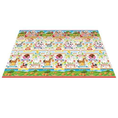 Tappeto Maxi Amici Fattoria 200 X 150Cm