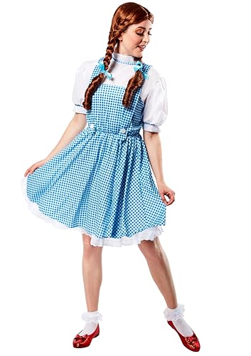 Rubies Costume Ufficiale Del Mago Di Oz Dorothy, Per Adulti, Standard, Blu, Giornata Mondiale Del Libro