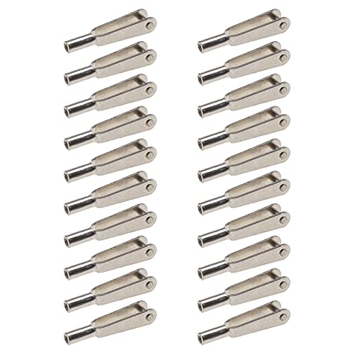 Emagtech Clip Per Forcella In Metallo Per Telecomando M2, 20 Pezzi