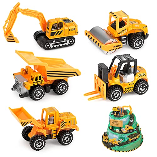 Yimore Macchinine Giocattolo, Modellini Auto Veicoli, Kit Di Modellismo Camion, Regalo Educativo Giochi Per Bambini 3 Anni, 5 Pezzi