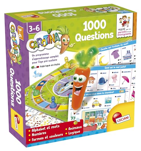 Lisciani Carotina 1000 Domande Fr66193, Questions