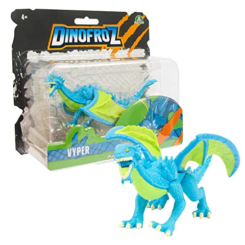 Giochi Preziosi, Dinofroz Viper 12 Cm E Articolato, Un Personaggio Della Serie Dino& Draghi, Per Bambini A Partire Dai 3 Anni