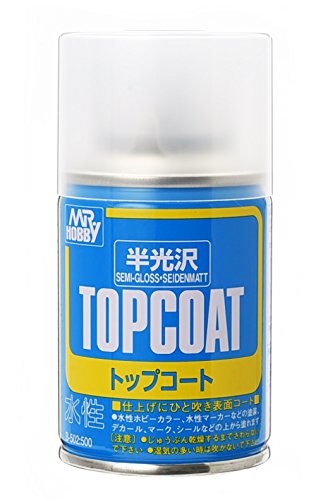 Topcoat Gundam Mr. Hobby Top Coat Semi-Gloss Net 88Ml. Spray