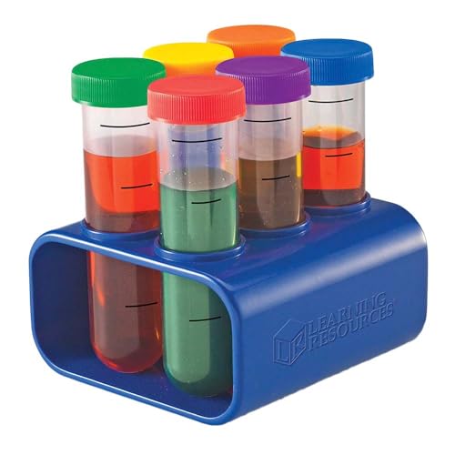 Learning Resources Provette Per Esperimenti Jumbo Con Supporto Di Primary Science, Giocattolo Scientifico, Piccolo Chimico, Scienza E Gioco, Laborator
