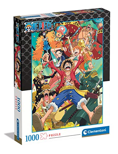 Clementoni- One Piece Piece-1000 Pezzi Adulti, Puzzle Anime, Made In Italy, Multicolore, 39726