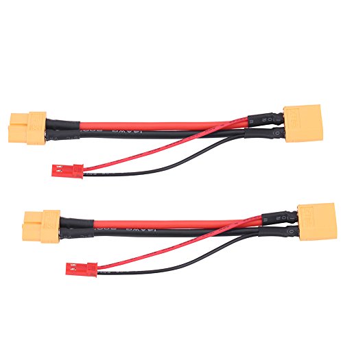Dilwe Xt60 Connettore A Spina 2Pcs Connettore Femmina Maschio 14 Awg Xt60 22 Awg Jst Maschio Adattatore Cavo Accessorio Rc