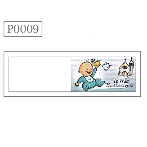 25 Pezzi Bigliettino Bomboniera Battesimo Bambino Il Mio Battesimo