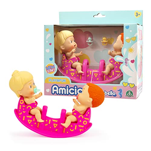 Amicicci Cicciobello - Il Nuovo Set Comprende Una Giostrina Colorata A Due Posti Per Giocare, Bambini A Partire Dai 3 Anni,Cc042000, Giochi Preziosi