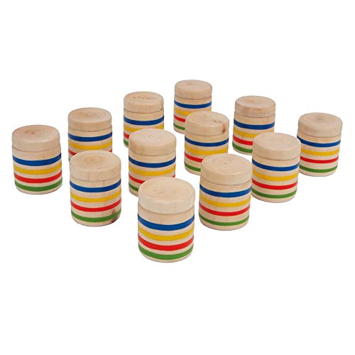 6766 Memo D'Ascolto Small Foot; Gioco Sensoriale In Legno, 12 Scatolette Di Legno, 6 Coppie, Memory Con Suoni Invece Di Immagini, Dai 3 Anni
