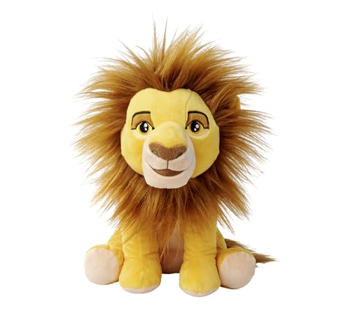 Disney Lion King, 30 Anni Re Leone, Mufasa, Peluche Da 25 Cm, Adatto Dai Primi Mesi Di Vita