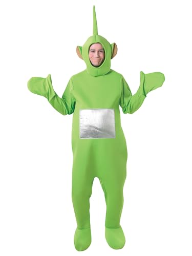 Rubie'S- Costume Dipsy Deluxe Ad Teletubbies Adulto, Colore Verde, Std, 880866