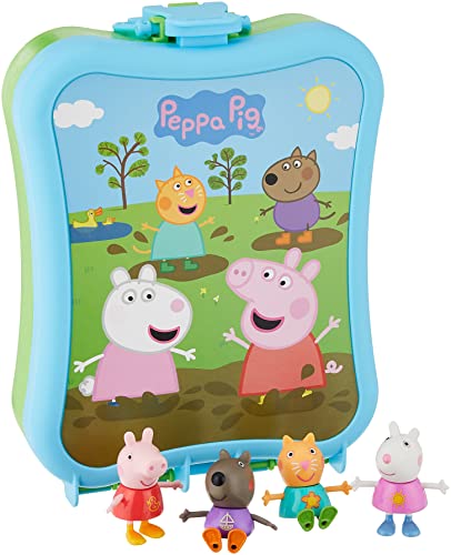 Peppa Pig Peppa’S Adventures Peppa’S Carry-Along Friends Case Toy