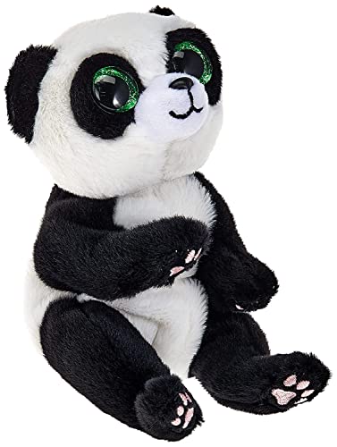 Ty - Peluche - Beanie Bellies - Panda - Ying - Bianco E Nero - Occhi Verdi Grandi E Glitter - I Peluche Morbidi E Coccolosi - 20 Cm - 40542