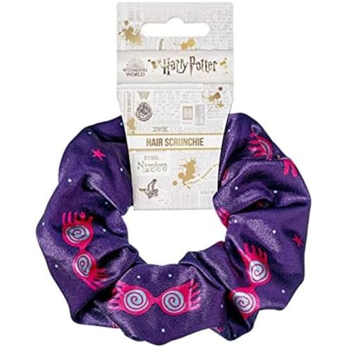 Carat Shop Official Harry Potter Luna Lovegood Navy & Pink Hair Scrunchie By The
