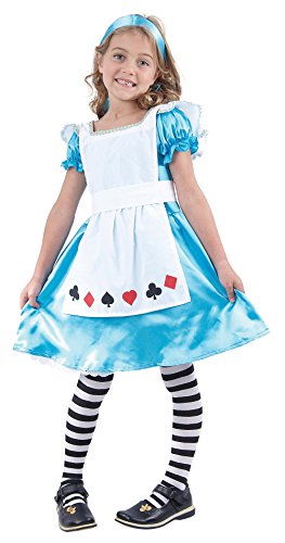 Bristol Novelty Cc823 - Costume Da Alice Per Bambini, Taglia S, Età: 3-5 Anni, Colore: Azzurro