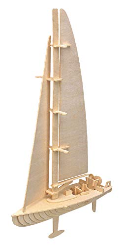 Quay Yacht A Vela Woodcraft Kit Di Costruzione