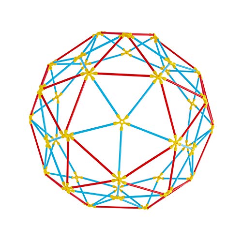 Hape E5564 Flexistix Geodesic Structures Construction Set Made From Bamboo - Building Toys