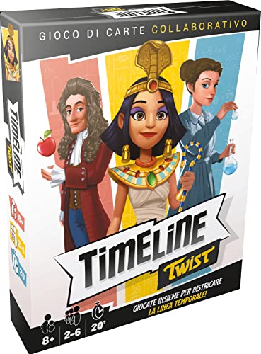 Asmodee - Timeline Twist, Gioco Da Tavolo, 2-6 Giocatori, 8+ Anni, Edizione In Italiano