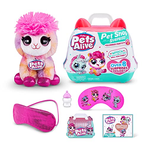 Pets Alive Pet Shop Surprise – Cucciolo Giocattolo A Sorpresa - Lama Serie 2 - Interattivo Elettronico Parla E Ripeti Adatto Come Regalo Di Compleanno