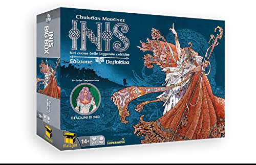 Studio Supernova - Inis Big Box - Gioco Di Controllo Territorio Completo Dell'Espansione Stagioni Di Inis, 2-5 Giocatori, 14+, Edizione In Italiano