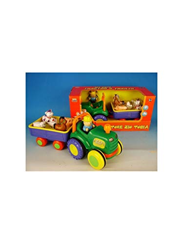 Distributori Giocattoli Trattore Animali Musicali Prima Infanzia Veicoli, Multicolore, 4893900600779