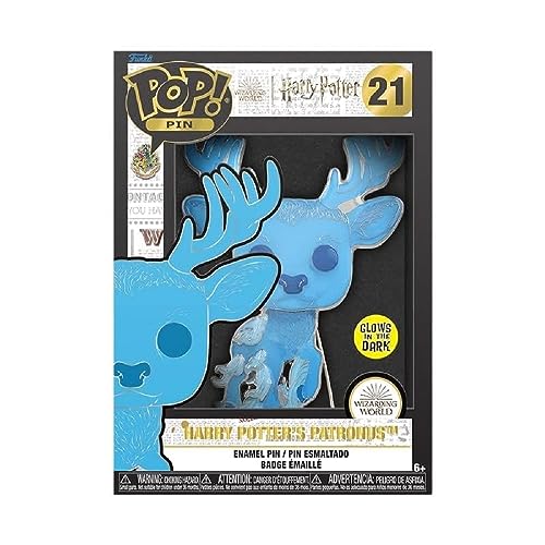 Funko Pop! Large Enamel Pin Harry Potter: Patronus - Harry Potterspille Smaltate - Spilla Da Collezione Carina - Per Gli Zaini & Borse - Idea Regalo -