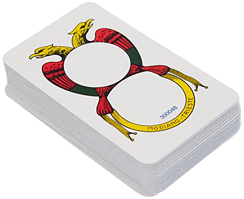 Modiano- Carte Da Gioco Del 150° Anniversario, Colore Napoletane Marroni, 300082