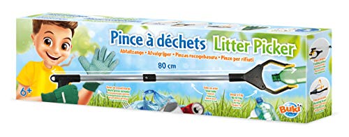 Buki France- Pinza Per Rifiuti, Multicolore, Large, Bn013