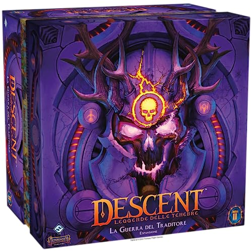 Asmodee - Descent, Leggende Delle Tenebre: La Guerra Del Traditore - Espansione Gioco Da Tavolo, 1-4 Giocatori, 14+ Anni, Edizione In Italiano