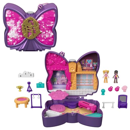 Polly Pocket - Cofanetto Fiocchetto Di Danza Con Accessori, Giocattolo Per Bambini 4+ Anni, Hcg17