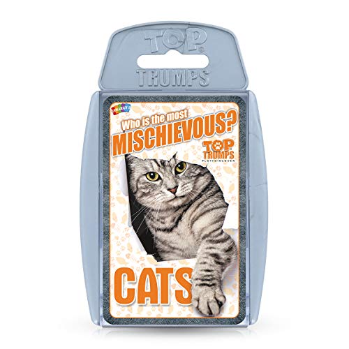 Top Trumps Cats Classics Card Game, Impara Fatti Sul Gatto Del Bengala, British Shorthair E Il Gatto Siberiano In Questo Gioco Educativo Imballato, 2