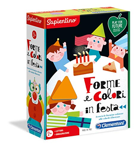 Clementoni - 16147 - Sapientino - Forme In Festa, Gioco Educativo Bambini 2 Anni, Imparare Forme E Colori - Made In Italy - Play For Future, Cartone 1