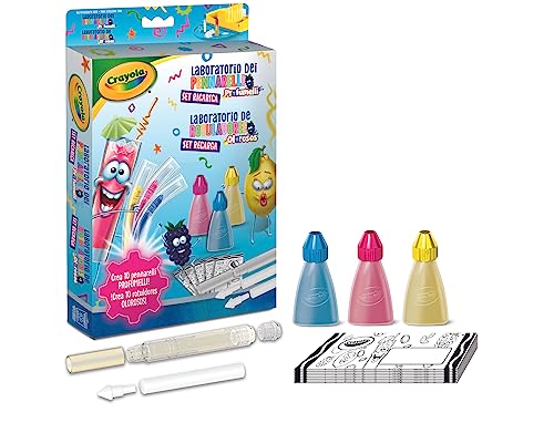Crayola - Set Ricarica Laboratorio Dei Pennarelli Multicolori, Kit Per 10 Nuovi Pennarelli Profumelli, 25-5967